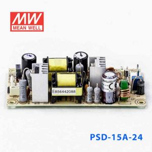 PSD-15A-24  15W  9.2~18V  输入  24V 0.6A  单路输出PCB板明纬DC-DC变换电源