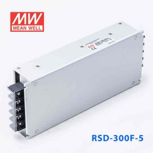 RSD-300F-5  300W  43.2-100.8V 输入 5V 42A  铁路用外壳型单路输出DC-DC转换明纬开关电源