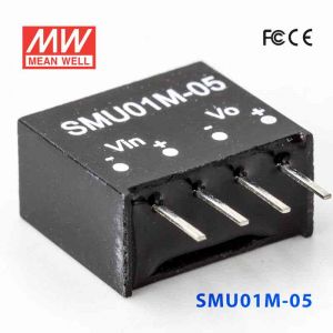 SMU01M-05  1W  12V-5V  非稳压单路输出明纬DC-DC转换模块电源