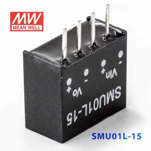 SMU01L-15  1W  5V-15V  非稳压单路输出明纬DC-DC转换模块电源