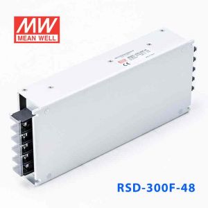 RSD-300F-48  300W  43.2-100.8V 输入 48V 6.3A  铁路用外壳型单路输出DC-DC转换明纬开关电源