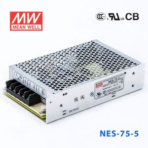 NES-75-5 75W 5V15A 单路输出CCC认证明纬开关电源(NE系列) 