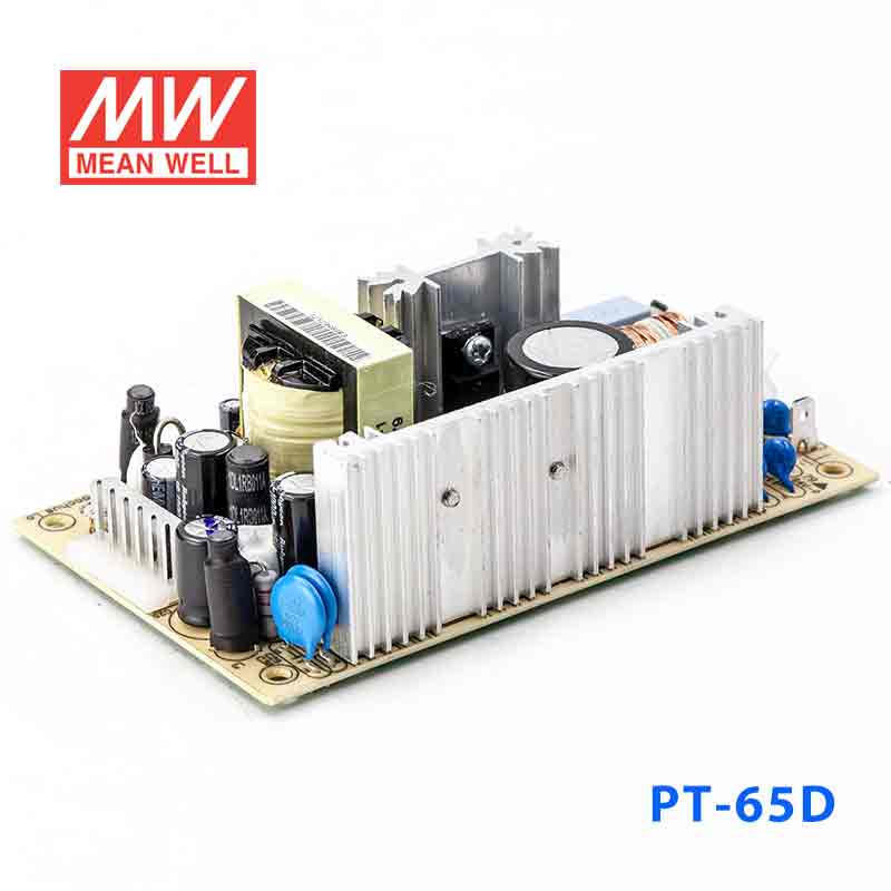 PT-65D  65W +5V 5A +12V 4A +24V 1.3A  三路输出无外壳PCB板明纬开关电源