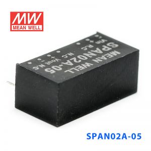 SPAN02A-05 2W 9~18V 转 5V 0.4A 非稳压单路输出DC-DC模块电源