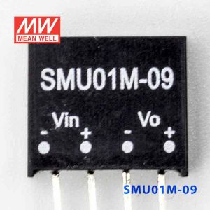 SMU01M-09  1W  12V-9V  非稳压单路输出明纬DC-DC转换模块电源