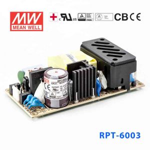 RPT-6003  60W +3.3V 5.5A +5V 3.3A +12V 0.77A  三路输出绿色明纬医用无外壳电源