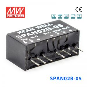 SPAN02B-05 2W 18~36V 转 5V 0.4A 非稳压单路输出DC-DC模块电源