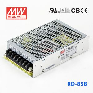 RD-85B台湾明纬5V24V双路开关电源85W直流稳压5V8A+24V2A双组