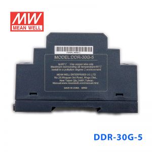 DDR-30G-5台湾明纬30W 9~36V输入 5V6A输出导轨型DC-DC电源