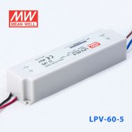LPV-60-5   60W    5V    8A明纬牌恒压输出IP67防水塑壳LED照明电源