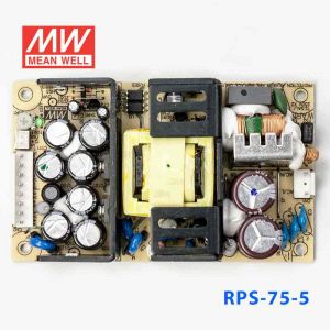 RPS-75-5  75W  5V 18.7A  单路输出微漏电低空载损耗医用无外壳明纬开关电源