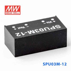 SPU03M-12  3W  12V-12V 非稳压单路输出明纬DC-DC模块电源