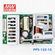 PPS-125-15 125W  15V 8.4A  单路输出带PFC功能无外壳PCB板明纬开关电源