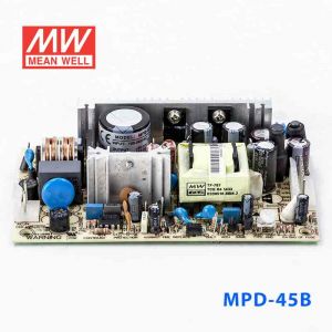 MPD-45B  45W +5V 5A +24V 1.8A  双路输出微漏电医用无外壳明纬开关电源