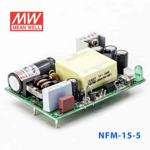 NFM-15-5  15W  5V 3A  微漏电PCB板单路输出板上插装型医用明纬开关电源