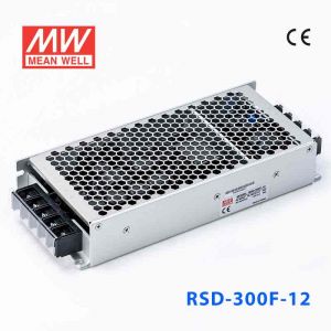 RSD-300F-12  300W  43.2-100.8V 输入12V 25A  铁路用外壳型单路输出DC-DC转换明纬开关电源