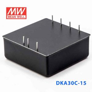 DKA30C-15  30W  36~72V  输入  ±15V  双路输出明纬DC-DC转换模块电源