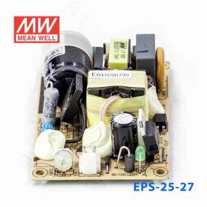 EPS-25-27 25W 27V0.95A 单路输出裸板高效低空载损耗明纬开关电源