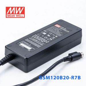 GSM120B20-R7B 120W 20V6A输出明纬高能效医疗型外置桌面型电源适配器