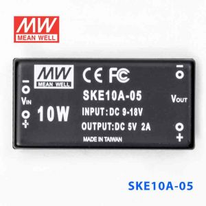 SKE10A-05  10W  9~18V  输入  5V  单路输出明纬DC-DC转换模块电源