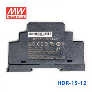 HDR-15-12 15W 12V 1.25A  单路输出明纬超薄型导轨安装电源