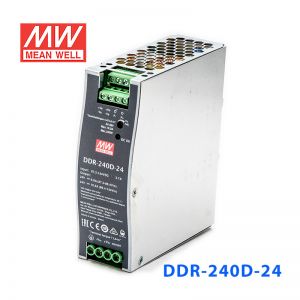 DDR-240D-24明纬240W 67.2~154V输入 24V10A输出导轨型DC-DC电源