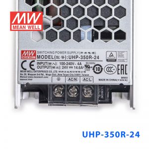 UHP-350R-24 350W 24V 14.6A 明纬PFC高性能超薄电源(冗余功能)