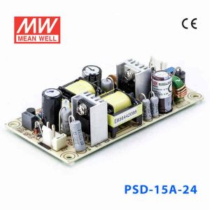 PSD-15A-24  15W  9.2~18V  输入  24V 0.6A  单路输出PCB板明纬DC-DC变换电源