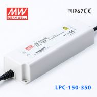 LPC-150-350    150W   350mA恒流输出明纬牌IP67防水塑壳LED电源