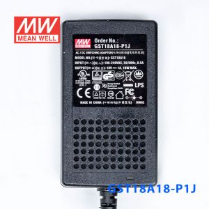 GST18A18-P1J  18W 18V1.0A高效能低空载损耗绿色节能桌上型适配器