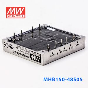 MHB150-48S05 150W 36~75V 输入 5V30A稳压单路输出明纬DC-DC转换电源 