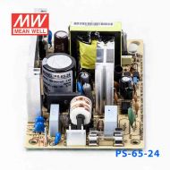 PS-65-24  65W  24V 2.7A  单路输出无外壳PCB板明纬开关电源