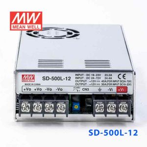 SD-500L-12  500W  19~72V 输入  12V  40A  输出有外壳明纬DC-DC转换电源