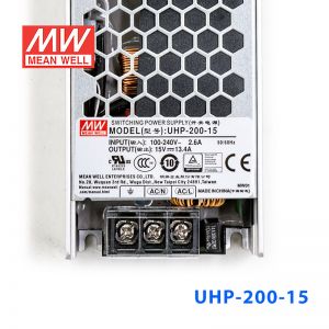 UHP-200-15 200W 15V 13.4A 明纬PFC高性能超薄电源