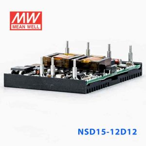 NSD15-12D12  15W  9.4~36V  输入 ±12V  稳压双路输出板上型明纬DC-DC变换电源