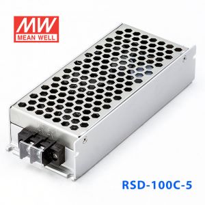 RSD-100C-5  100W  28.8~67.2V 输入  5V 20A  输出铁道专用明纬DC-DC转换电源 