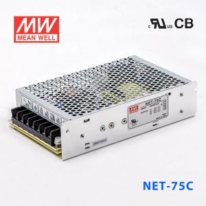 NET-75C  75W  +5V 7A +15V 3.5A -15V 0.7A  三路输出明纬开关电源(NE系列)