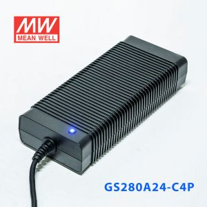 GS280A24-C4P 280W 24V11.67A 输出绿色能源明纬电源适配器(三线插口)