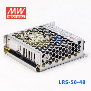 LRS-50-48 52.8W 48V 1.1A单路输出超薄型低空载损耗明纬开关电源