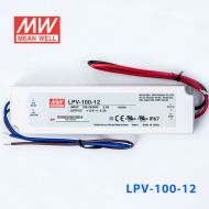 LPV-100-12   100W   12V   8.5A 明纬牌恒压输出IP67防水塑壳LED照明电源