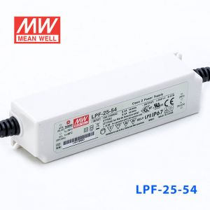 LPF-25-54  25W  54V 0.47A  恒压+恒流有PFC高效率塑壳IP67防水LED电源