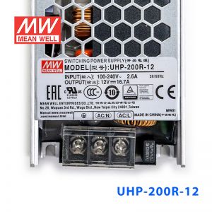 UHP-200R-12 200W 12V 16.7A 明纬PFC高性能超薄电源(冗余功能)