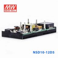 NSD10-12D5  10W  9.8~36V 输入 ±5V  稳压双路输出板上型明纬DC-DC变换电源