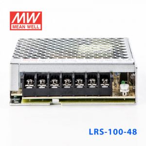 LRS-100-48 110.4W 48V2.3A单路输出超薄型低空载损耗明纬开关电源