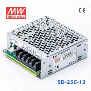 SD-25C-12  25W  36~72V 输入 12V 2.1A  输出有外壳明纬DC-DC转换电源