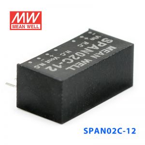 SPAN02C-12 2W 36~75V 转 12V 167mA非稳压单路输出DC-DC模块电源