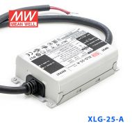 XLG-25-A台湾明纬25W700mA恒功率防水电源22~54V电流可调型