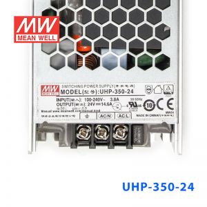 UHP-350-24 350W 24V 14.6A 明纬PFC高性能超薄电源