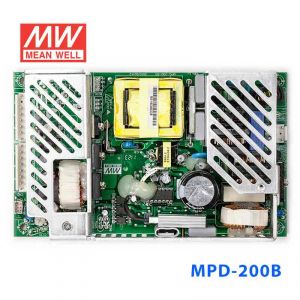 MPD-200B  200W +5V 24A +24V 4.8A  双路输出微漏电带PFC医用无外壳明纬开关电源