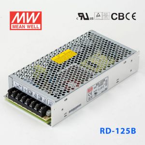 RD-125B台湾明纬5V24V双路电源125W直流稳压5V4.6A+24V4.6A双组